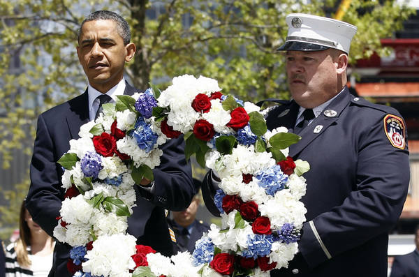 Obama visits NYC's Ground Zero