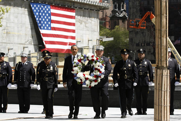 Obama visits NYC's Ground Zero