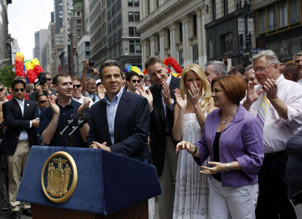 Jubilant NYC parade celebrates gay marriage