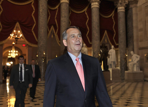 US House passes Boehner debt ceiling plan