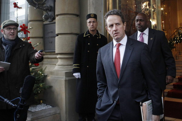 Geithner to add US weight to euro zone talks