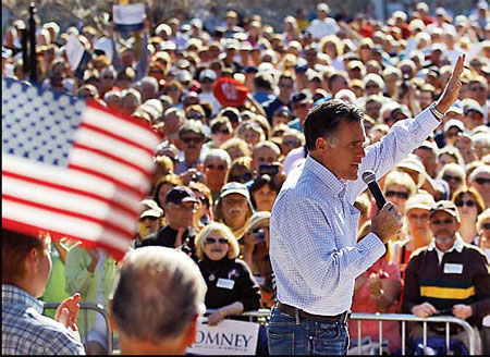 Romney in lead as polls open in Florida