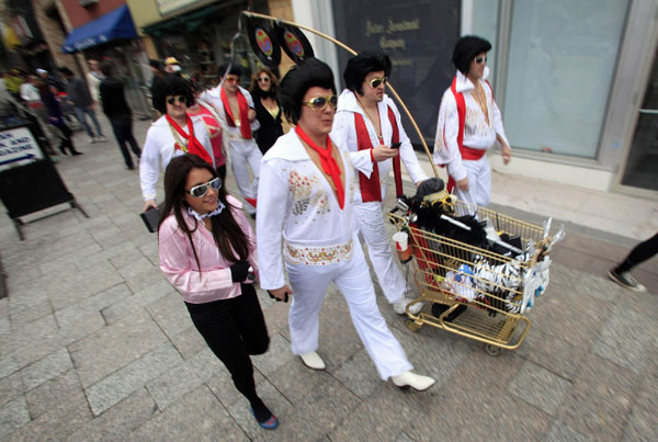 Shopping cart race in Salt Lake City