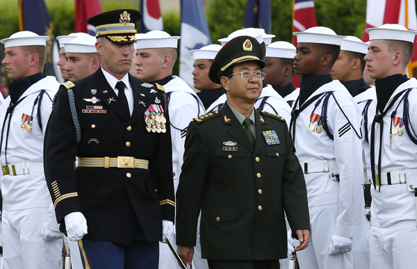 PLA chief pays visit to US