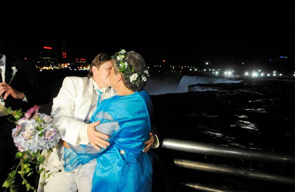 Two grandmothers in first legal gay marriage in NY