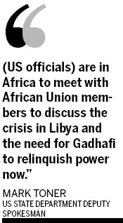 US starts anti-Gadhafi offensive in Africa