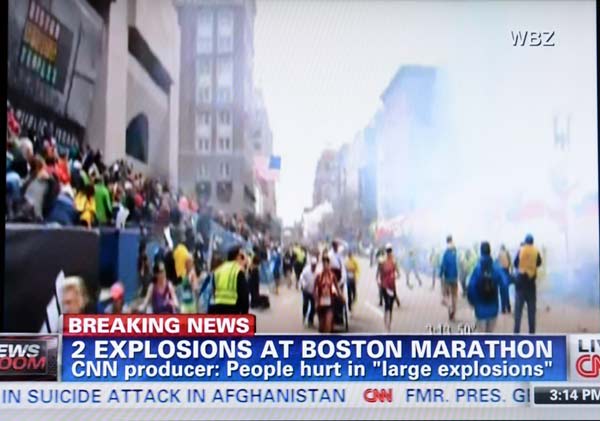 Live report of Boston blasts