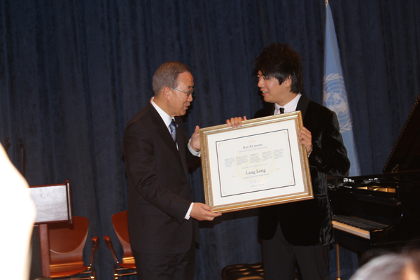 Lang Lang named UN Messenger of Peace