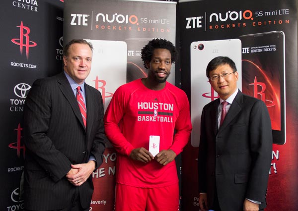 ZTE, NBA team partners in business, charity