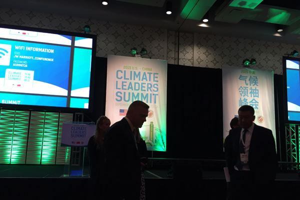 2015 US-China Climate Leaders Summit kicks off