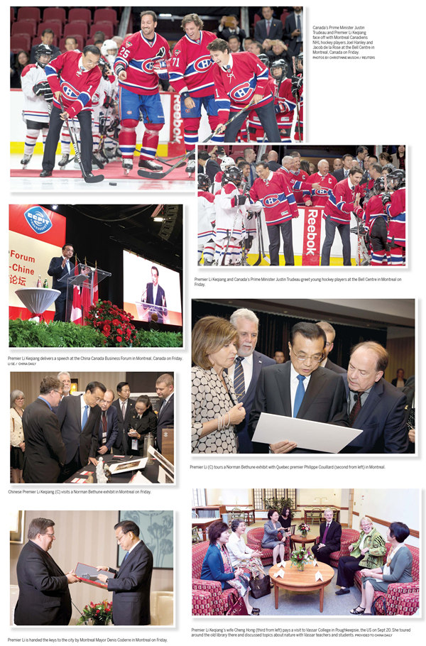 Li's visit to Canada