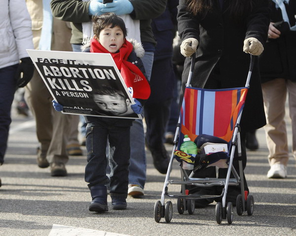 Pro-life protest in Washington