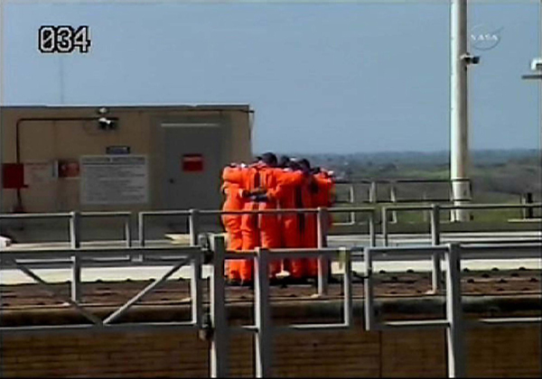 Shuttle Discovery lifts off for last space flight