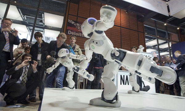 Robot expo held in France