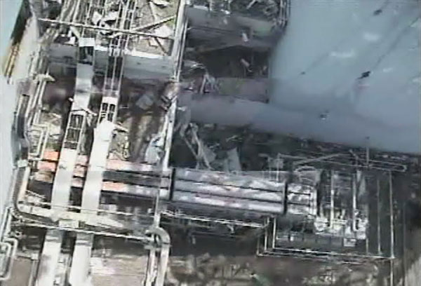 Robots take photos of Fukushima nuke plant