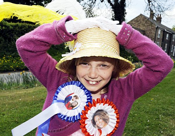 British pupils hold mock wedding ceremony