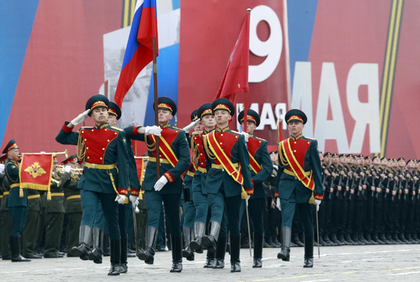 Victory Day military parade held on Red Square