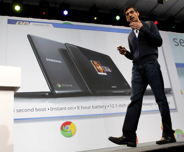 Google launches Chrome PCs, takes on Microsoft