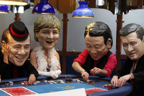 Oxfam mocks G8 leaders ahead of summit