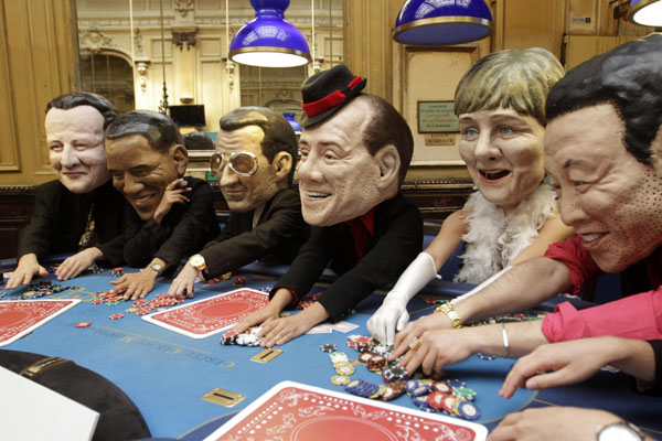 Oxfam mocks G8 leaders ahead of summit