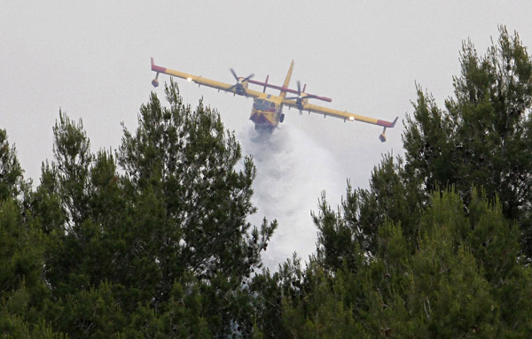 Snapshots of biggest fire in Ibiza