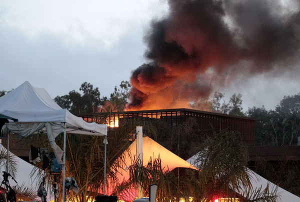 Fire breaks out at Tripoli journalist hotel