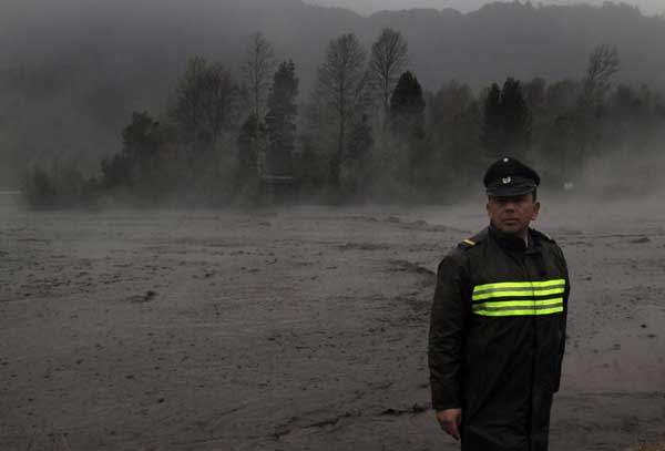 Chilean river fed by volcano-heated water