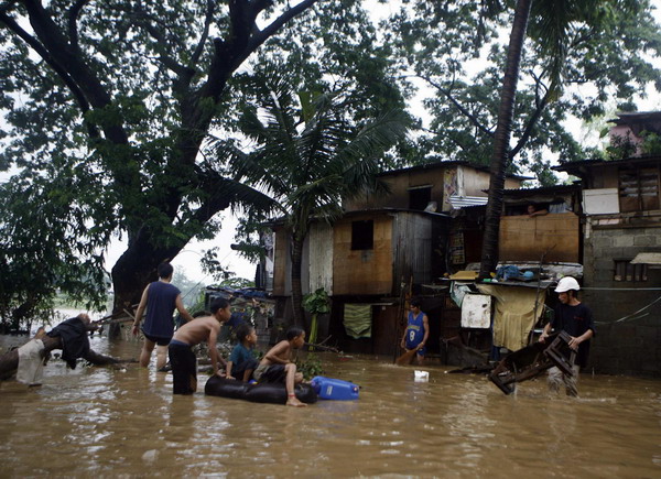 Tropical storm leaves 15 missing in Philippines