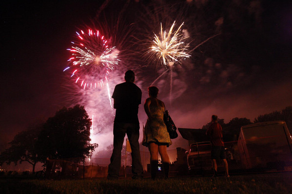 Fireworks mark Independence Day in US