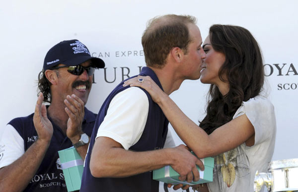 William and Kate tour California