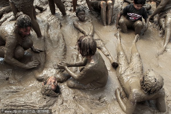 Mud day in Michigan