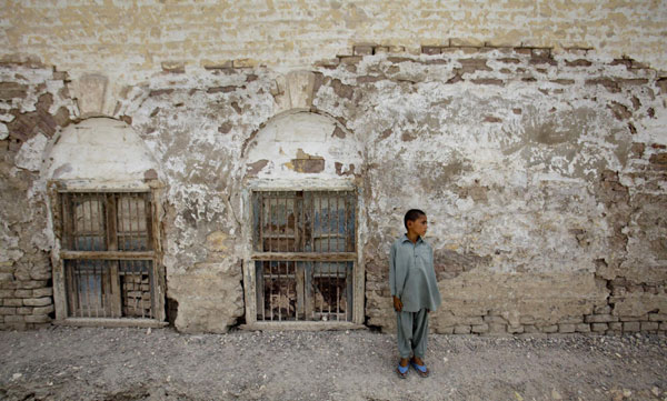 Flood victims in Sukkur, Pakistan