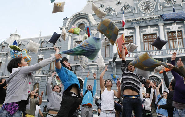 Pillow fight for a best education