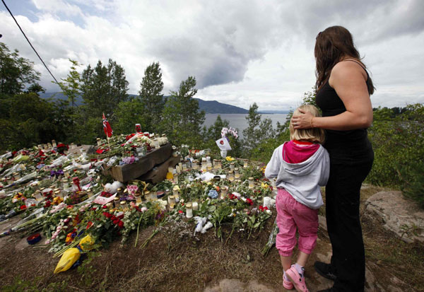 Paying respect for the twin attack victims