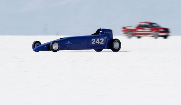 SpeedWeek race on Bonneville Salt Flats