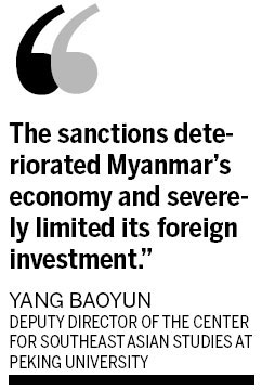 Clinton visit may help warm up Myanmar ties