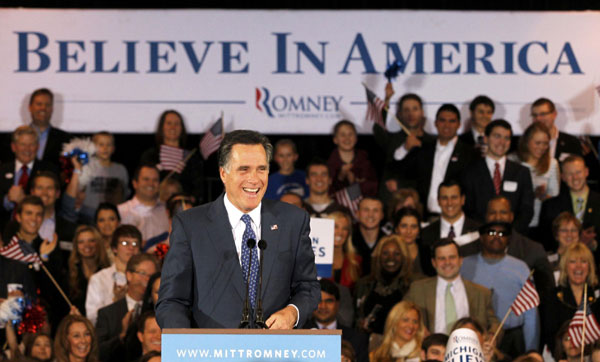 Romney wins primary races in Michigan