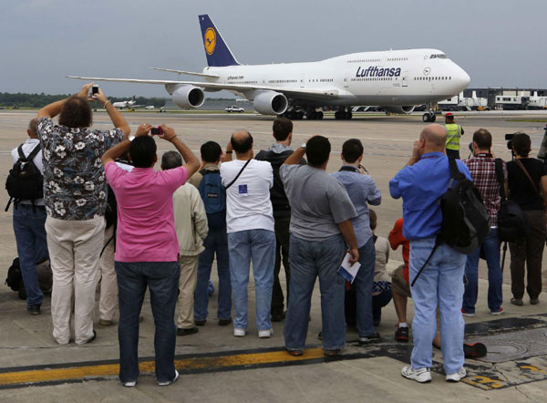 World's largest Boeing takes flight