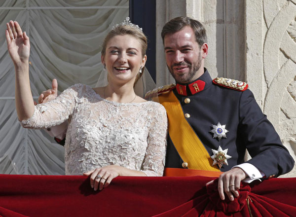 Luxembourg's royal couple tie knot