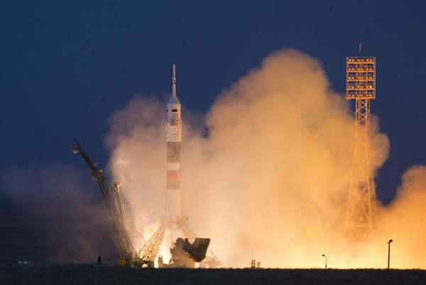 Russia launches manned spacecraft to ISS