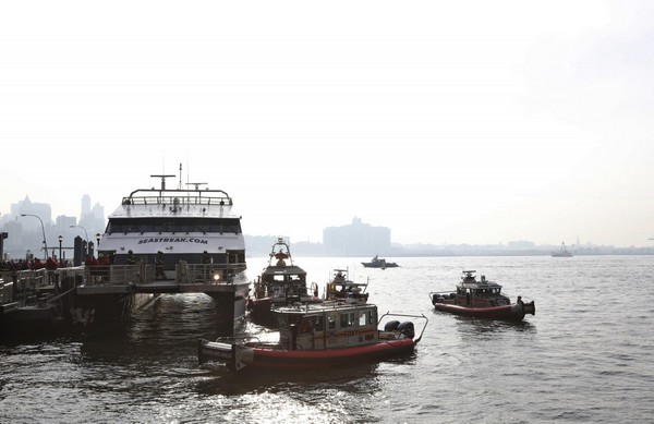 57 injured in NY ferry crash, 2 critical