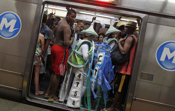 Carnival parade in Rio de Janeiro