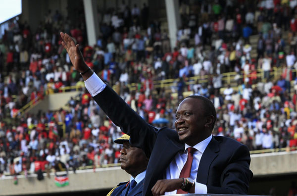 Kenyatta takes reins in Nairobi