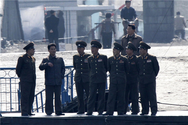 On the banks of DPRK