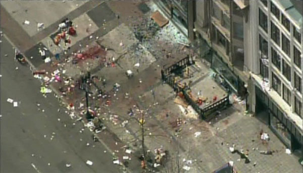 Three dead in US marathon bomb