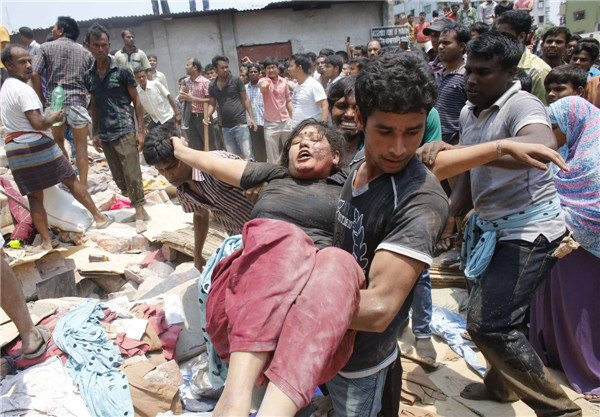 Bangladesh building collapse kills nearly 100