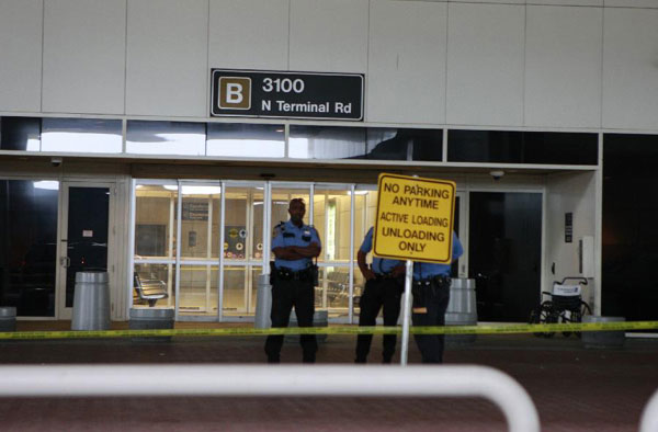 Man kills himself after firing shot at airport