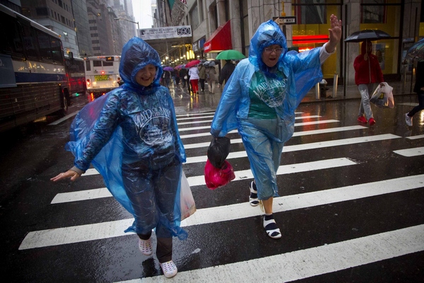 Storm brings heavy rain in New York