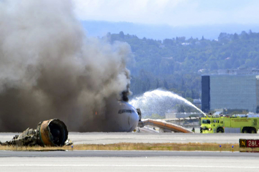 Asiana flight crashed at SFO