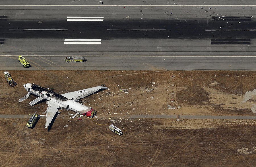 Asiana flight crashed at SFO